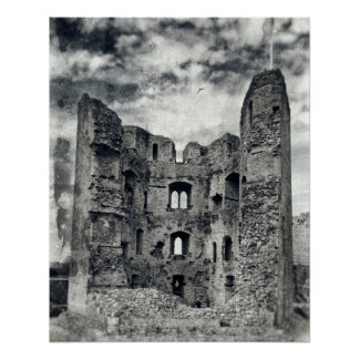 Póster Castillo de Raglan