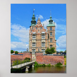 Póster Castillo de Rosenborg, Copenhague, Dinamarca