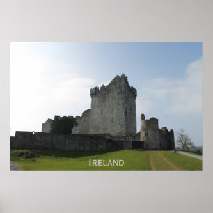 Póster Castillo de Ross, Killarney, Irlanda