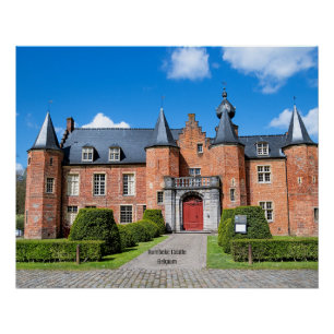 Póster Castillo de Rumbeke, Bélgica