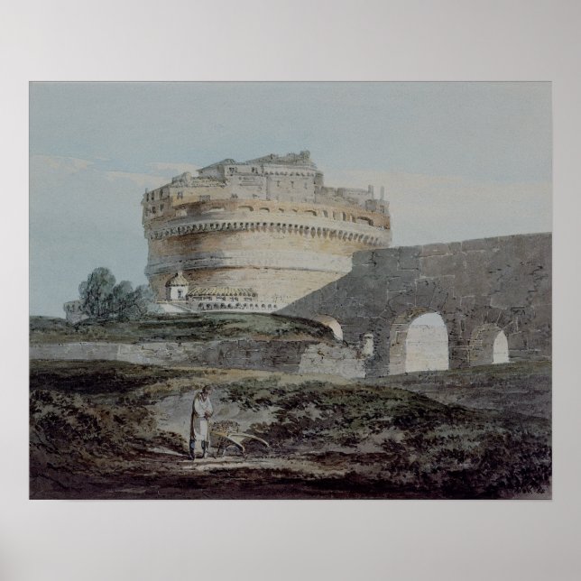 Póster Castillo de San Angelo, Roma (Frente)