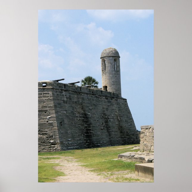Póster Castillo de San Marcos (Frente)