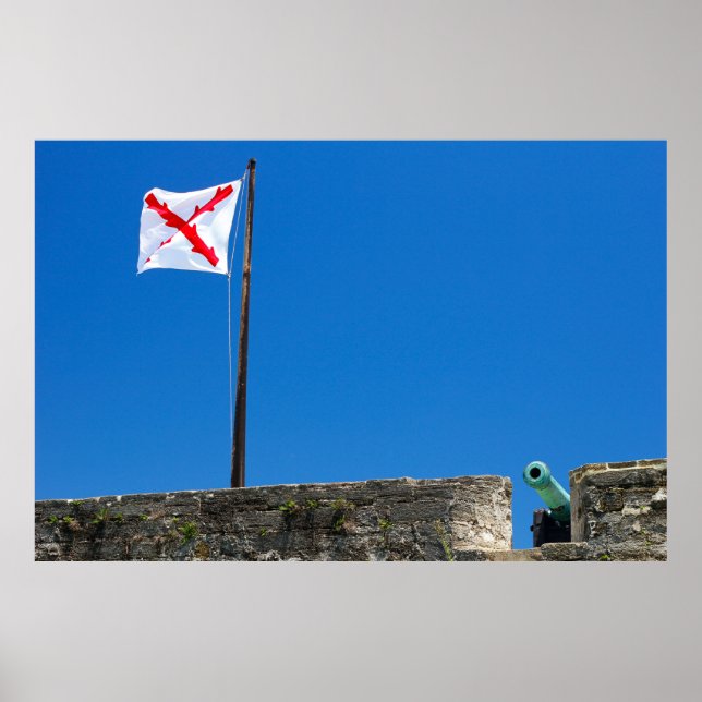 Póster Castillo de San Marcos, Monumento Nacional, Florid (Frente)