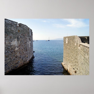 Póster Castillo de San Pedro en Bodrum, Turkiye