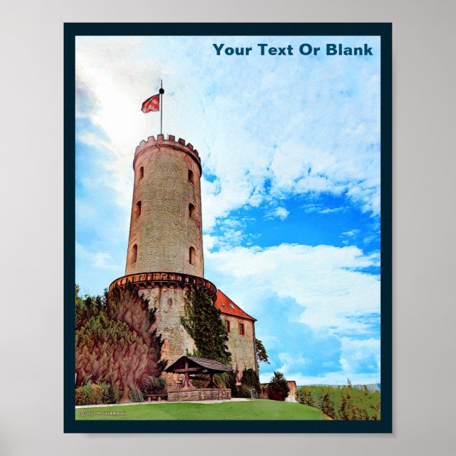 Póster Castillo de Sparrenberg, (Frente)