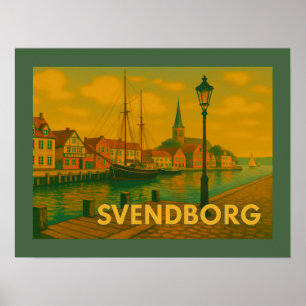 Póster Castillo de Svendborg, Dinamarca