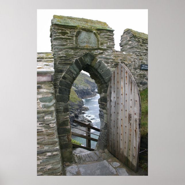 Póster Castillo de Tintagel (Frente)