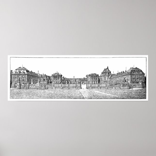 Póster Castillo de Varsailles (Frente)