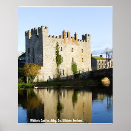 Póster Castillo de White, Athy, Condado de Kildare, Irlan