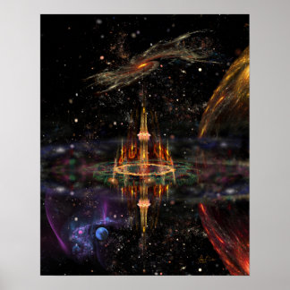 Póster Castillo del asistente (16x20)