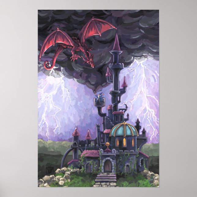 Póster Castillo del Dragón (Frente)