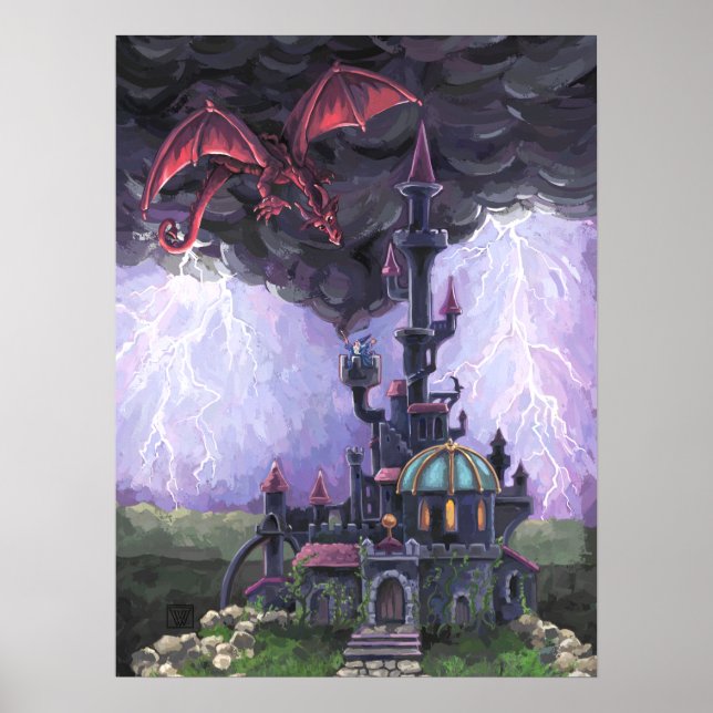 Póster Castillo del Dragón (Frente)