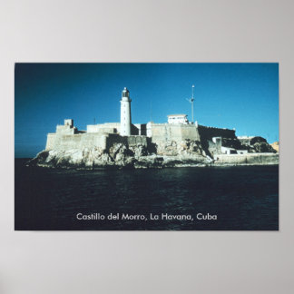 Póster Castillo del Morro, La Habana Cuba