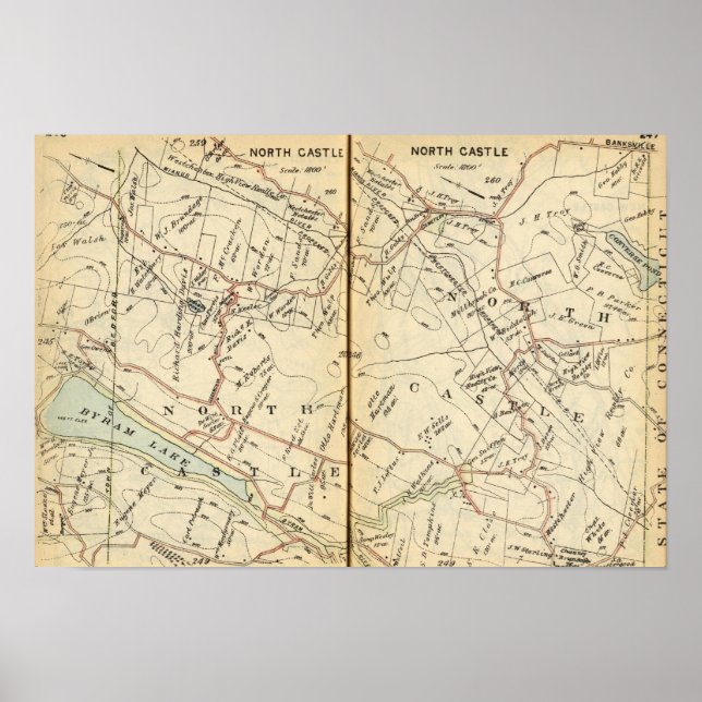 Póster Castillo del Norte, Nueva York 2 (Frente)