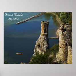 Póster Castillo Devin Eslovaquia Viajar Foto de la torre 