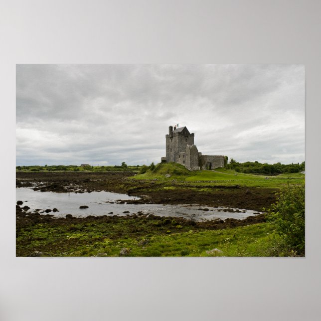Póster Castillo Dunguaire, poster de Irlanda (Frente)