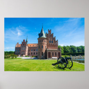 Póster Castillo Egeskov Escénico