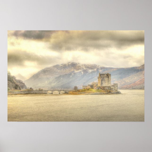 Póster Castillo Eilean Donan (Frente)