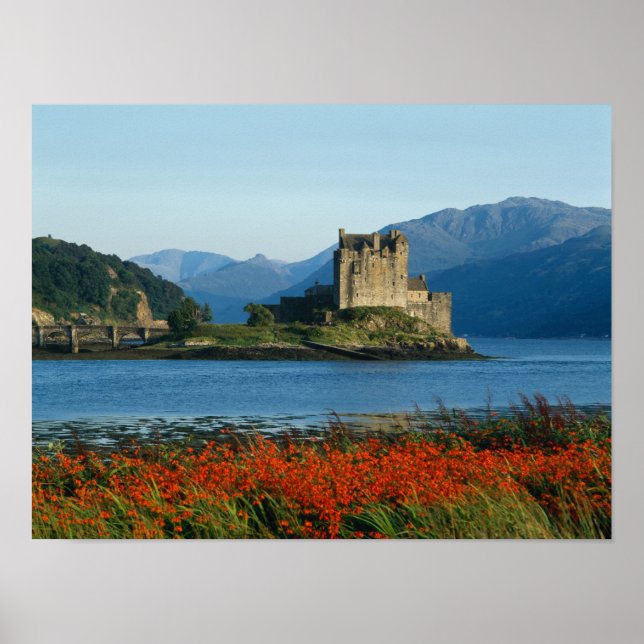 Póster Castillo Eilean Donan, Highlands, Escocia 3 (Frente)