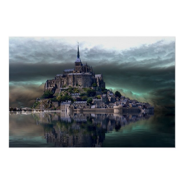 Póster Castillo en el agua (Anverso)