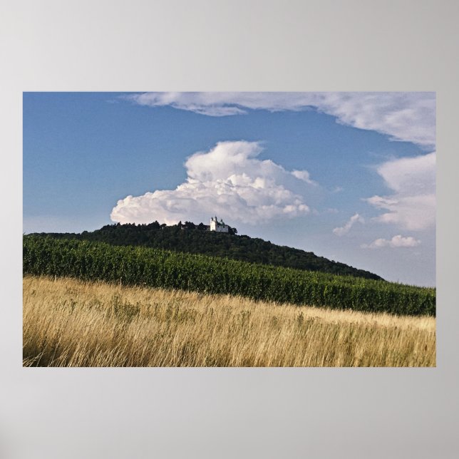 Póster Castillo en una colina (Frente)