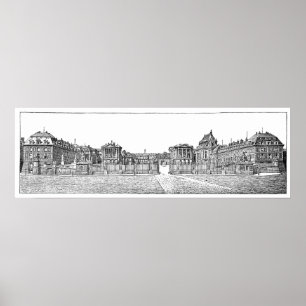 Póster Castillo francés de Varsailles
