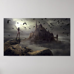 Póster Castillo gótico