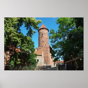 Póster Castillo gótico medieval de Olsztyn II - poster