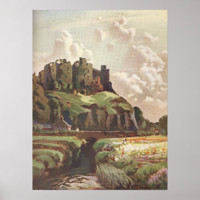 Póster Castillo Harlech I, Gales (Frente)