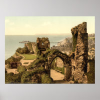 Castillo Hastings, Hastings, Sussex, Inglaterra