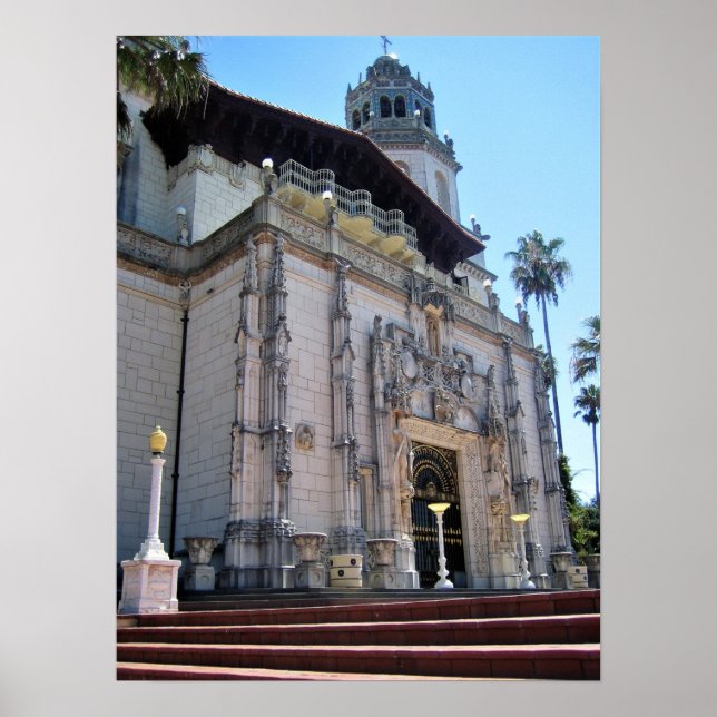 Póster Castillo Hearst, San Simeon, California (Frente)