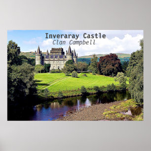 Póster Castillo Inveraray - Clan Campbell