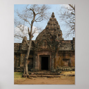 Póster Castillo Jemer... Buriram, Isaan, Tailandia