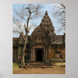 Póster Castillo jemer ... Buriram, Isaan, Tailandia