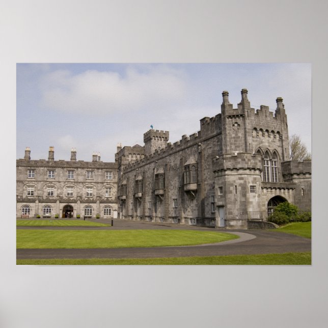 Póster Castillo Kilkenny, Condado de Kilkenny, Irlanda. (Frente)
