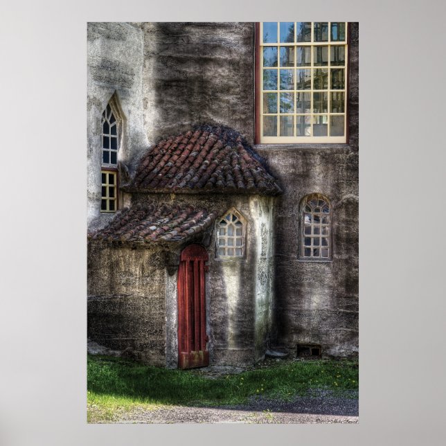 Póster Castillo - La puerta oculta detrás (Frente)