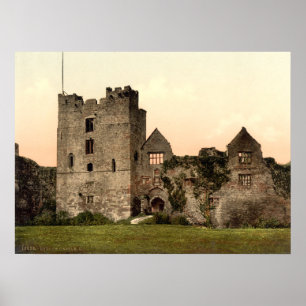 Póster Castillo Ludlow II, Shropshire, Inglaterra