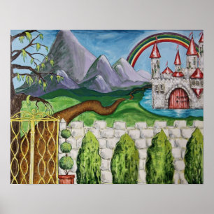 Póster Castillo mágico