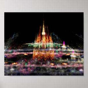 Póster Castillo Mágico (10x8)