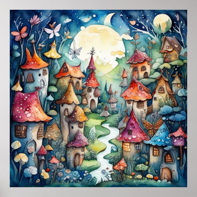 Póster Castillo mágico de Fairyland (Frente)