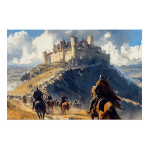 Póster Castillo medieval