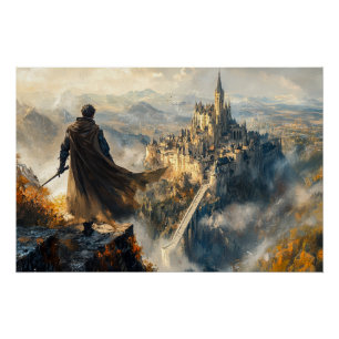 Póster Castillo medieval