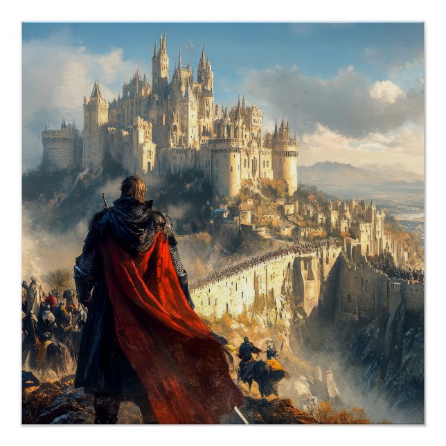 Póster Castillo medieval (Anverso)