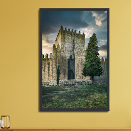 Póster Castillo medieval de Guimaraes, Portugal.