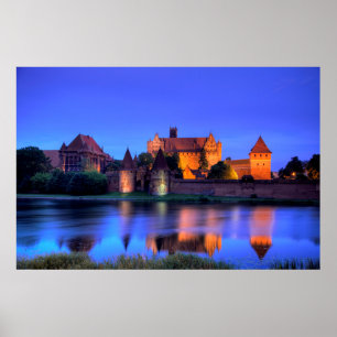 Póster Castillo medieval de Malbork