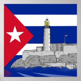Póster Castillo Morro en La Habana