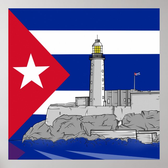 Póster Castillo Morro en La Habana (Frente)