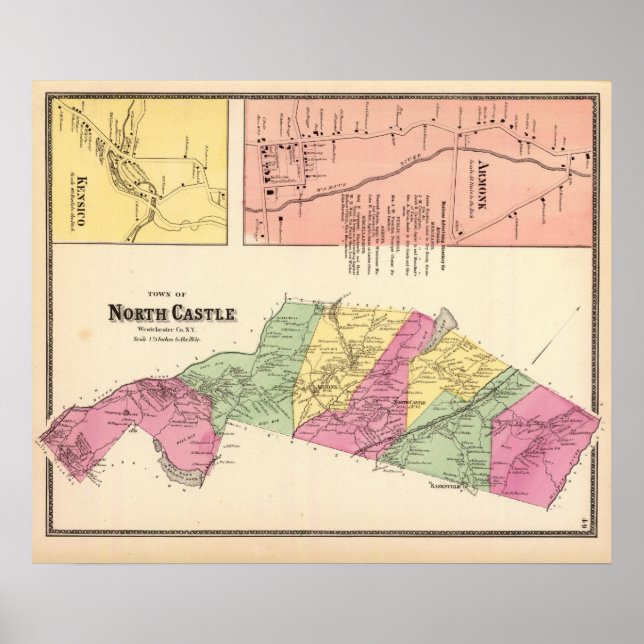 Póster Castillo N, pueblo (Frente)