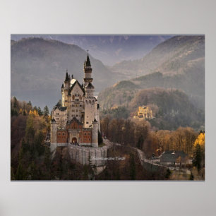 Póster Castillo Neuschwanstein, Alemania