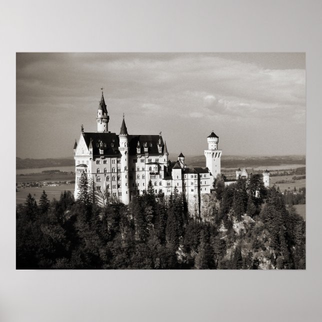 Póster Castillo NEUSCHWANSTEIN Alemania (Frente)